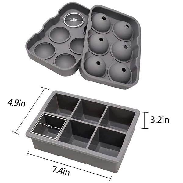 Silicone ice  tray set 