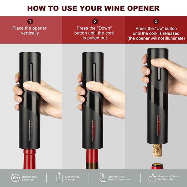 electric wine set