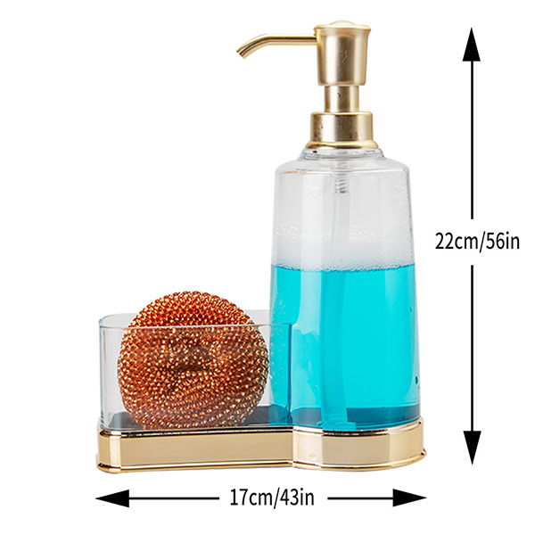 Hand soap dispenser with Sponge organizer