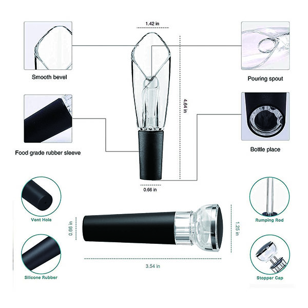 Wine aerator& pourer