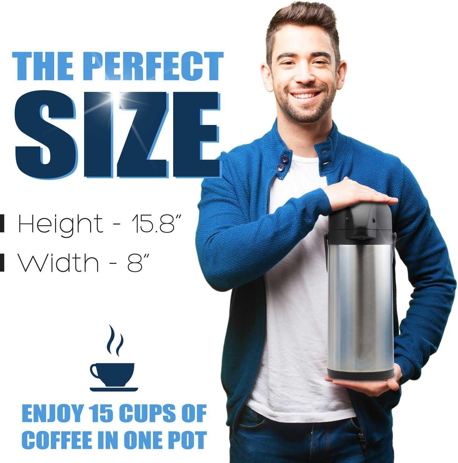 Insulated Stainless Steel Coffee Carafe
