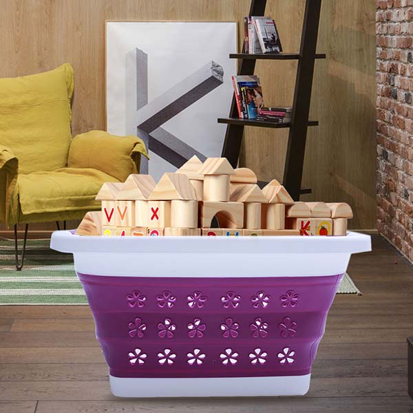 Collapsible Silicone Laundry Basket
