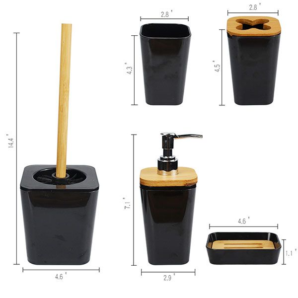 5PCS Bathroom Set 