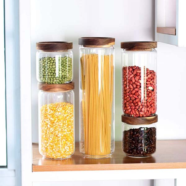 Glass Canisters for the kitchen