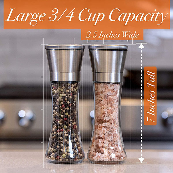 Stainless Steel Salt and Pepper Grinder 
