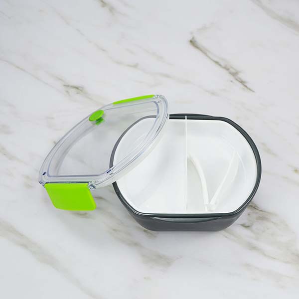 plastic bento  lunch boxes with clear leak-proof