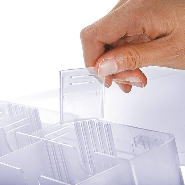 Double Side Universal Clear Nail Polish Organizer Box