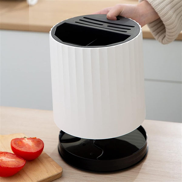 Cutlery Storage Holder 360deg Rotating
