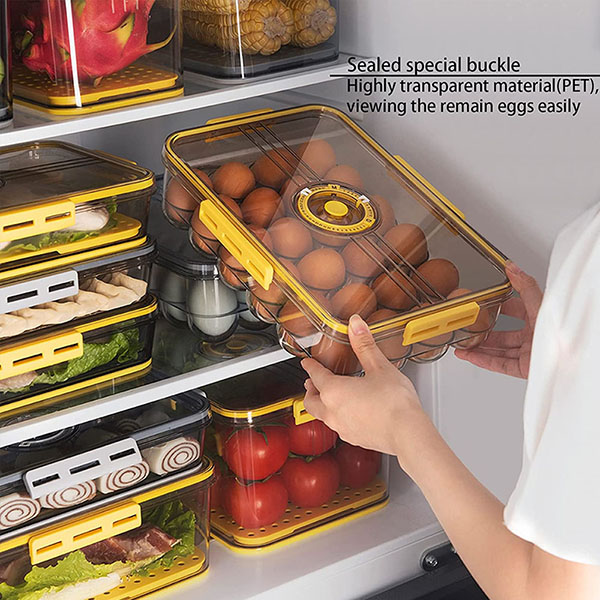 18pcs egg holder with timer