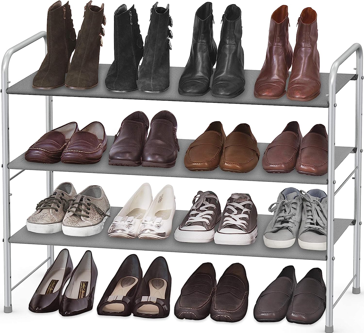 3-Tier Shoe Rack Storage(Silver)