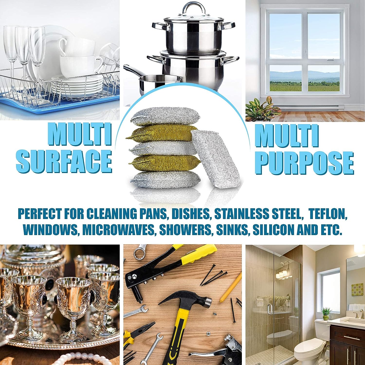 SPONGENATOR Kitchen Scrubbing Sponges