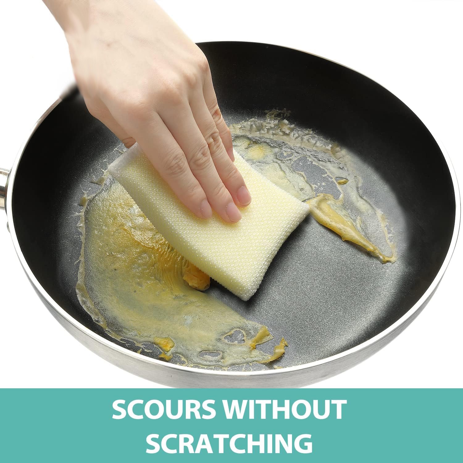 6 Pads All-Purpose Sponges Kitchen