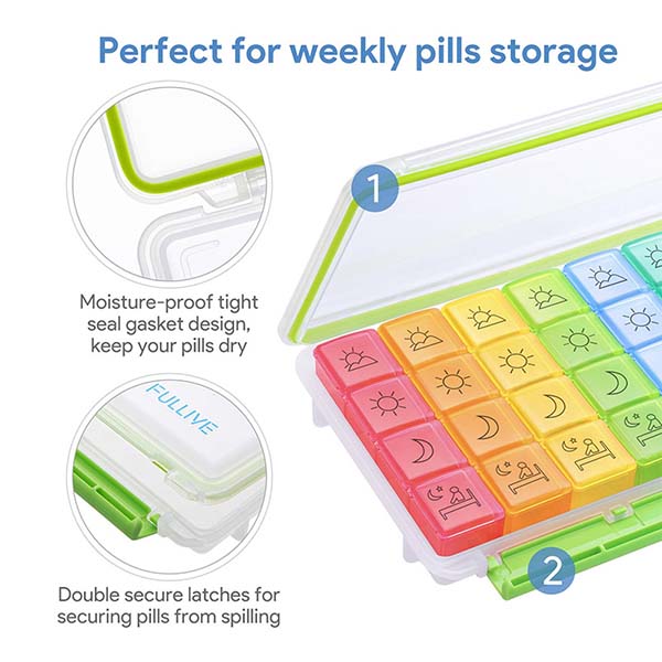 7-day Rainbow medicine box