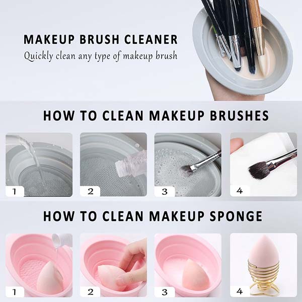 Makeup Brushes Cleaner Mat