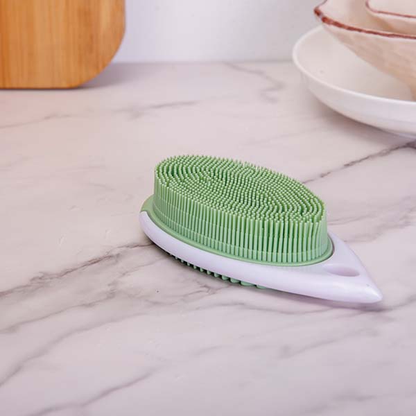 Double-sided Silicone scrubbing brush