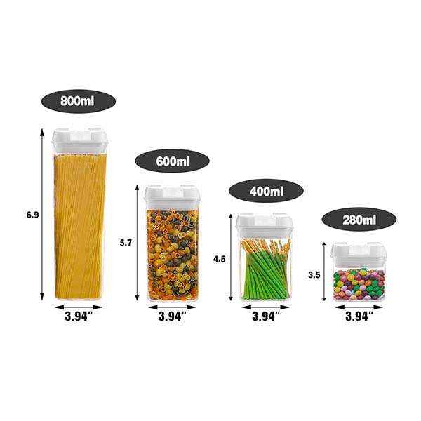 plastic storage box(square)