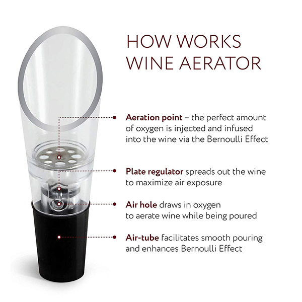Wine aerator& pourer