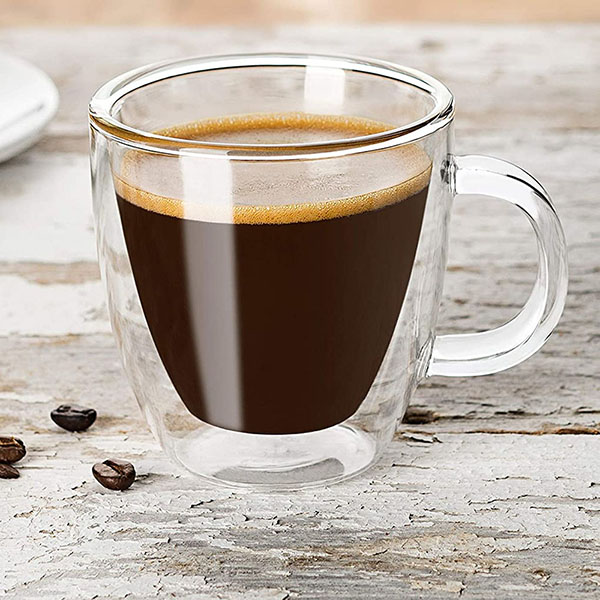 Double Wall Insulated Glasses Espresso Mugs