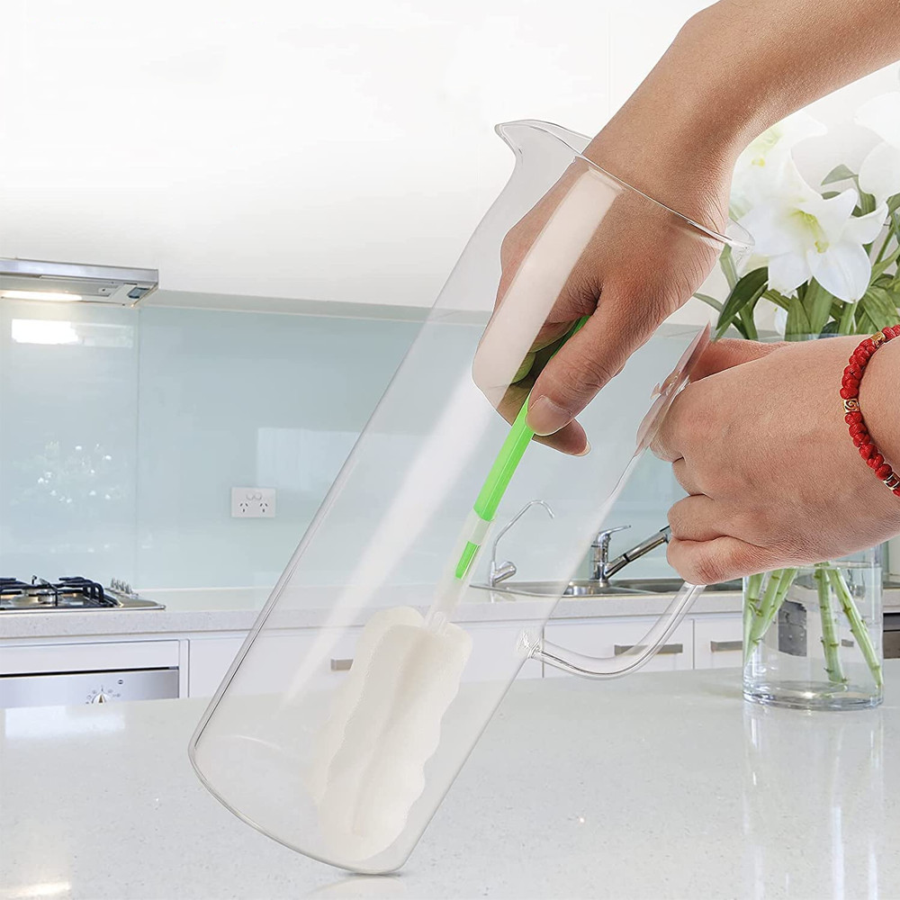 1500ml glass water pitche with ss lid