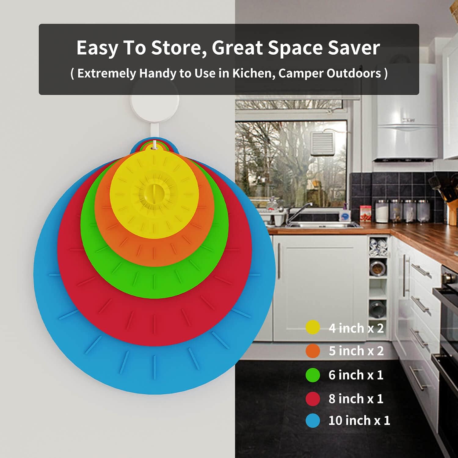Set of 5 Heat Resistant Microwave Cover