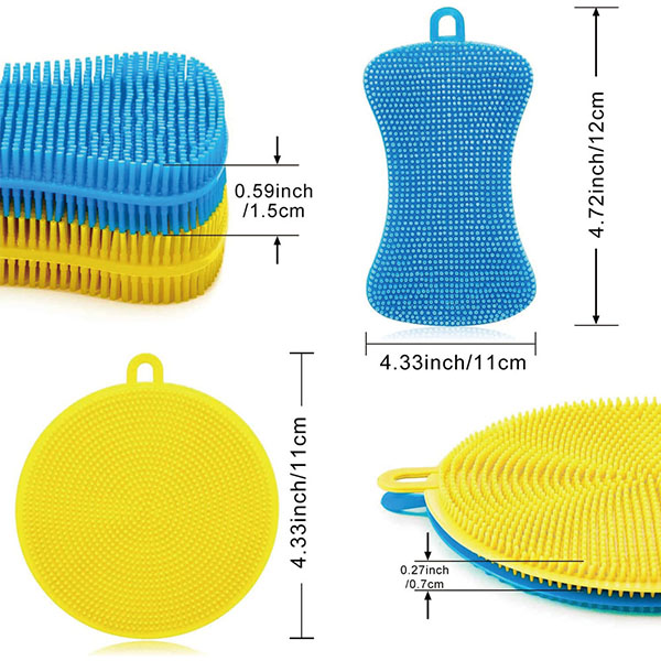 Silicone Scrubbing Sponge 