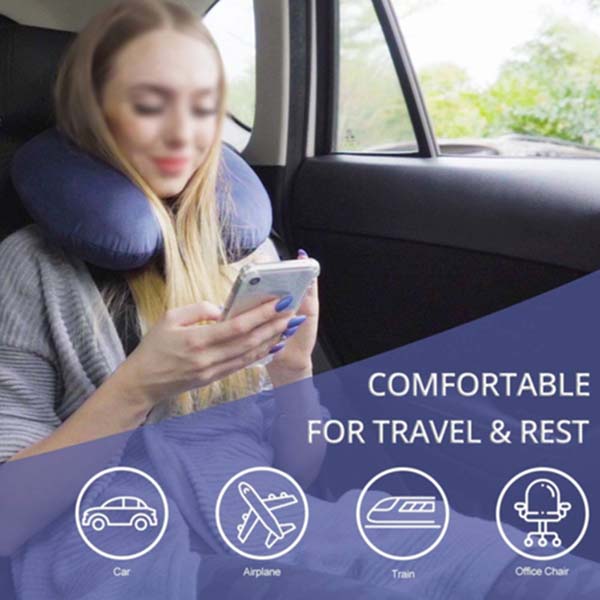 U-shape Memory Foam Travel Pillow