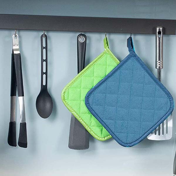 Cotton Heat Resistant Plaid Pot holder 