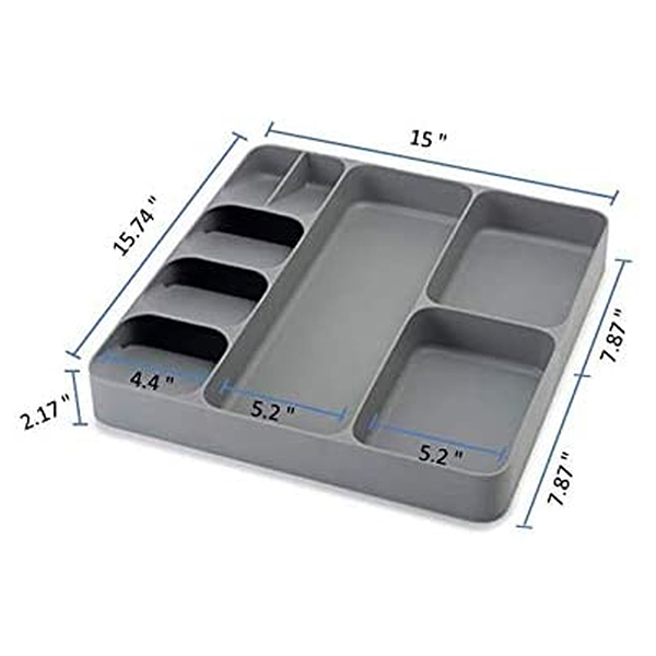  Kitchen Drawer Organizer Tray for Cutlery