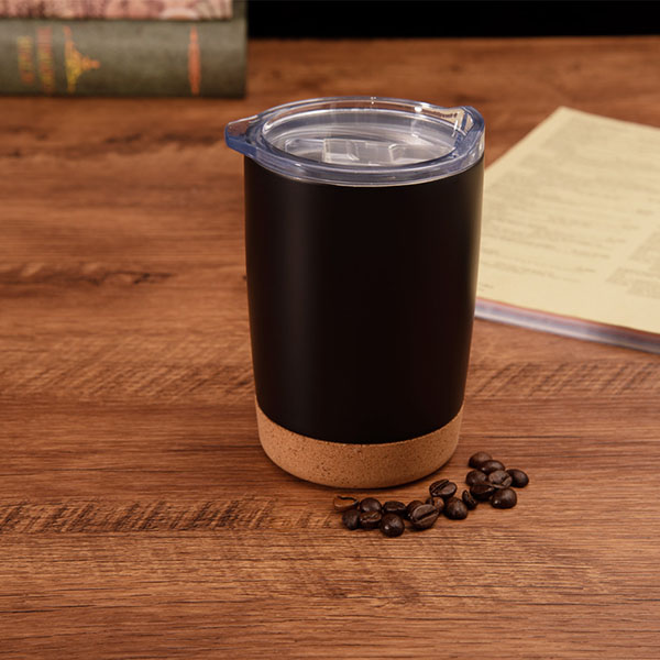 Cork bottom Vacuum Insulated Thermal Travel Mug