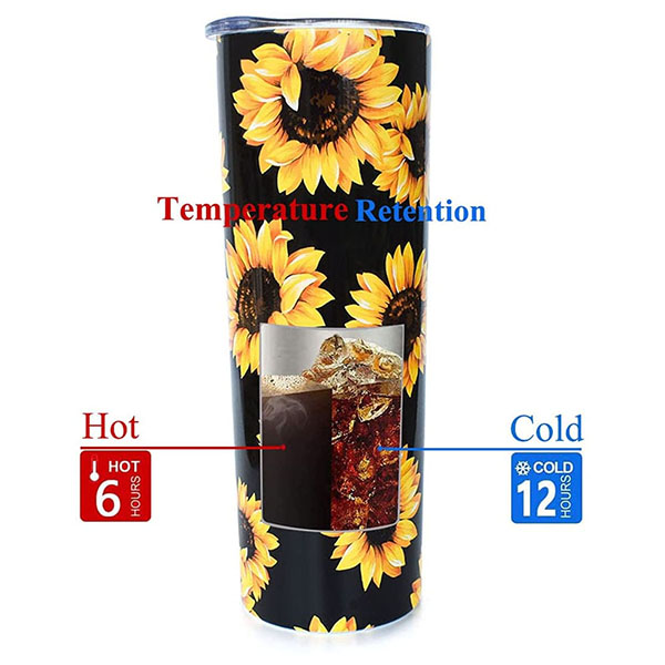 20oz Skinny Tumbler with Lid