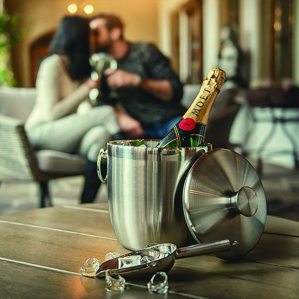 3 Liter Double-Wall Insulated Ice Bucket For Parties