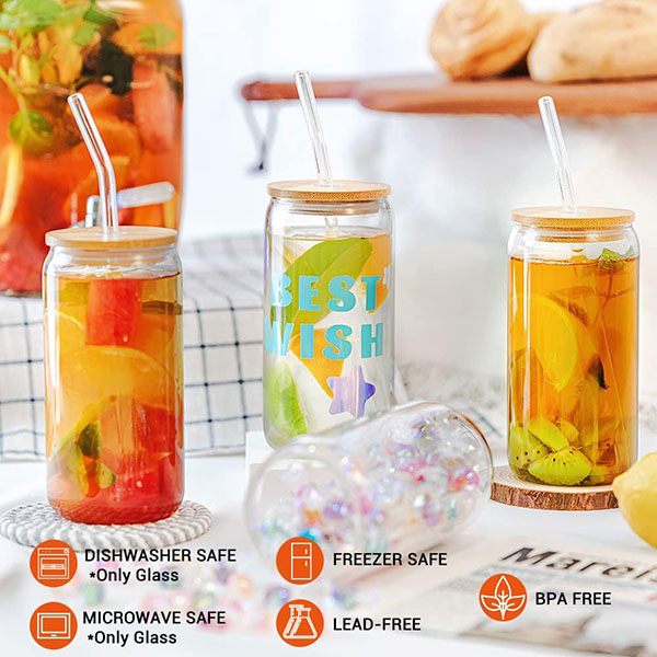 Glass Bedside Water Carafe Set 