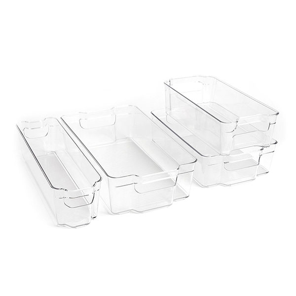 clear stackable fridge refresh container(large)