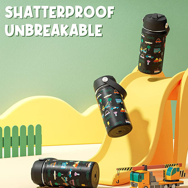 Double Wall Vacuum Stainless Steel Cartoon Kids Cup