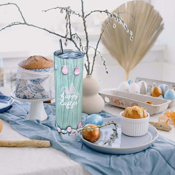 Rabbit Tumbler With Lid and Straw 20 oz