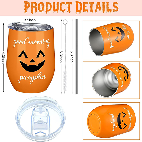 Halloween Insulated Wine Tumbler