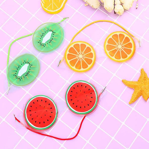 Fruit Themed Gel Eye Masks