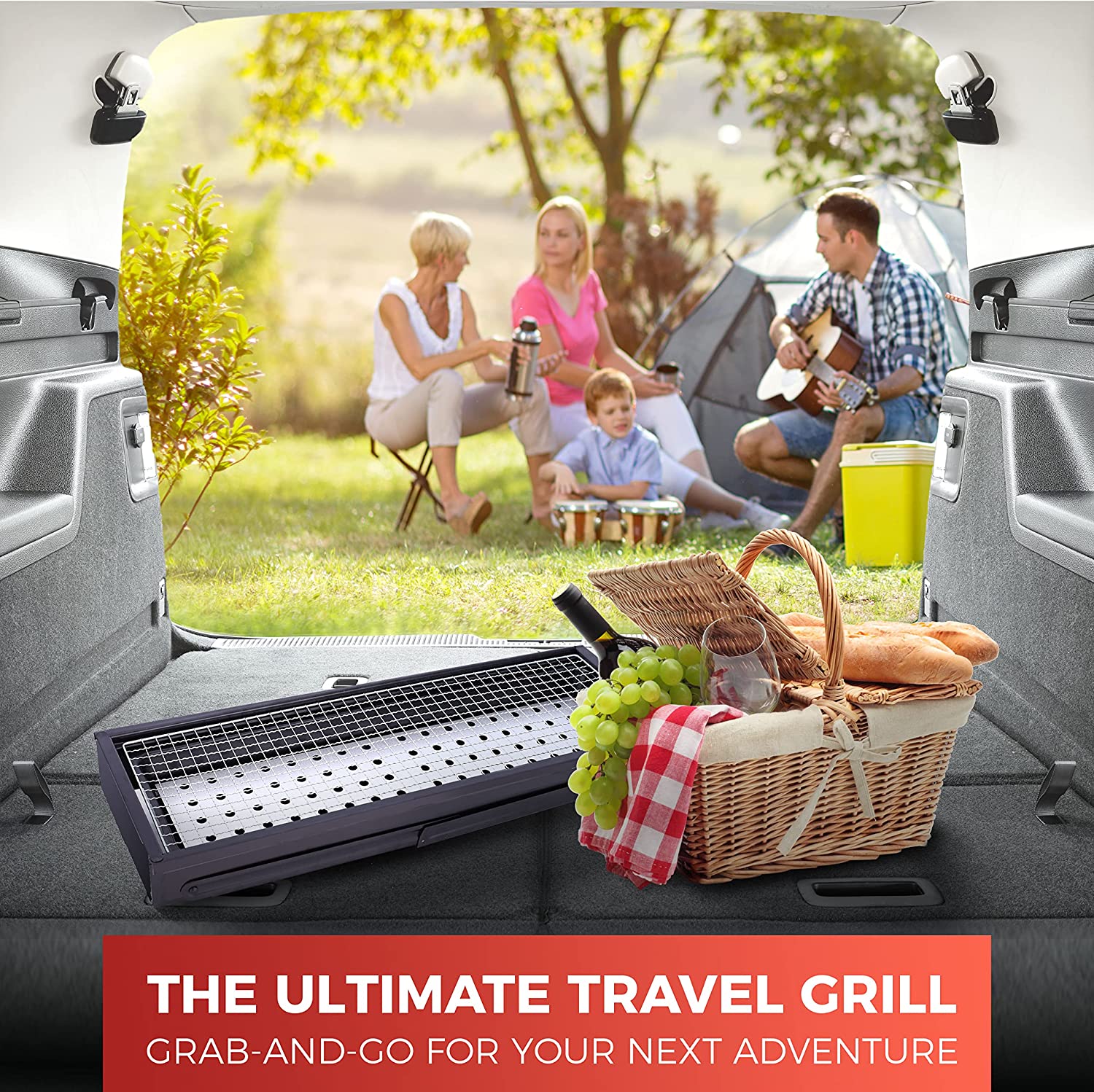 Portable Charcoal Grill and Smoker