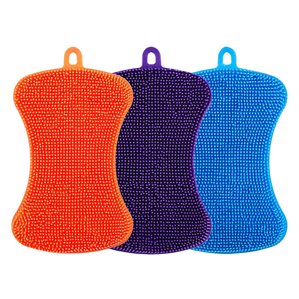 Silicone dish sponge