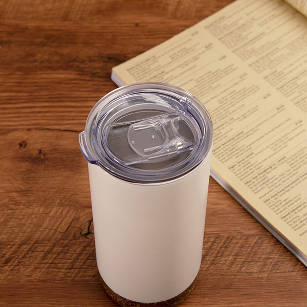 16oz Stainless steel Travel Tumbler with Cork Bottom