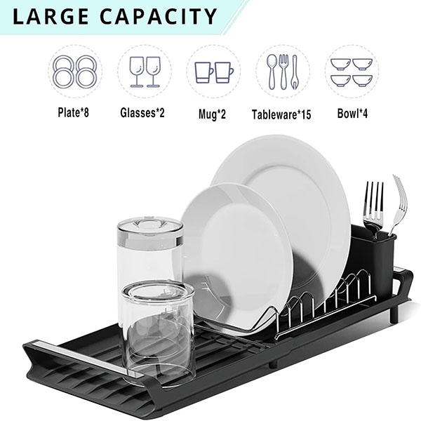 Expandable Dish Drainer Rack