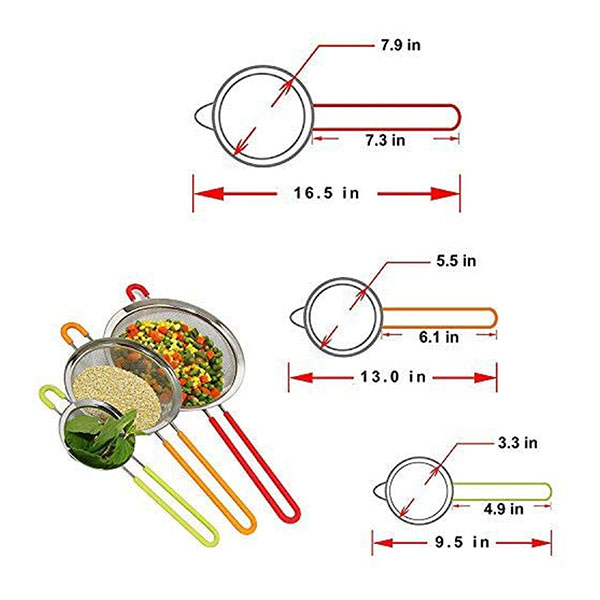 Stainless Steel fine Mesh Strainer 