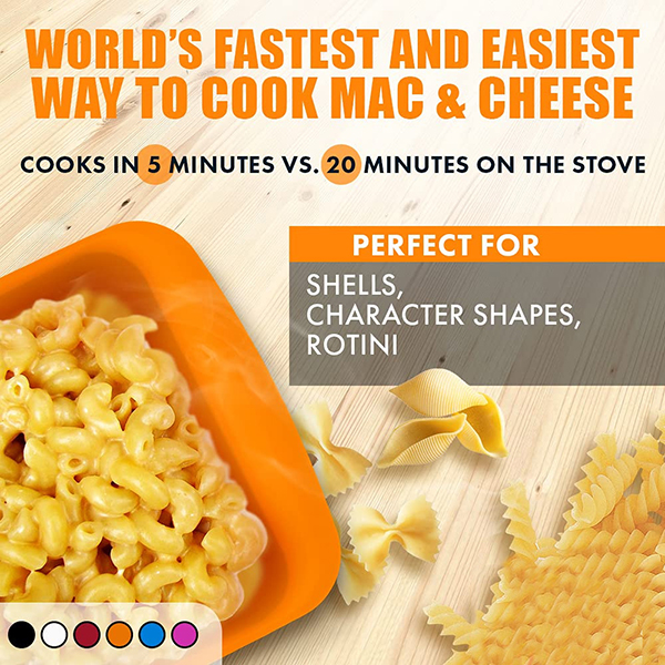 2-pack Microwave Macaroni & Cheese cooker bowl