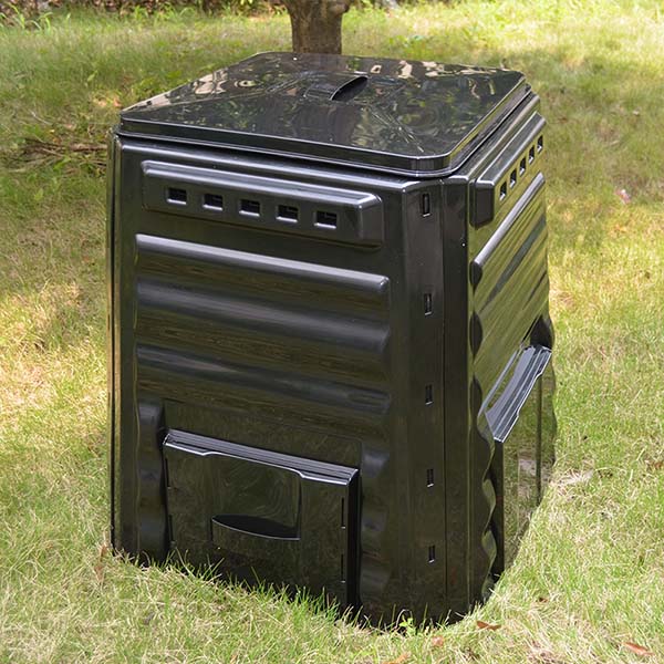 Hard Barrel type plastic compost bin 