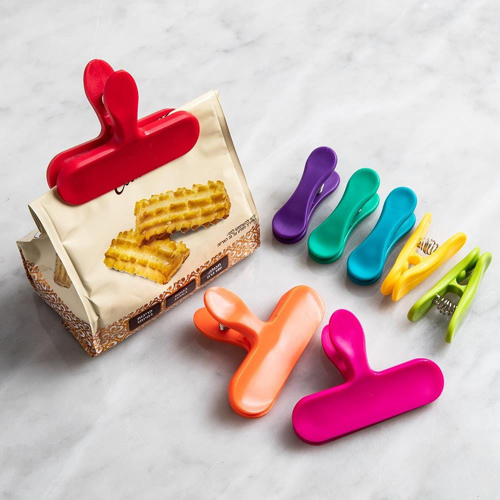 Rainbow Bag Clips