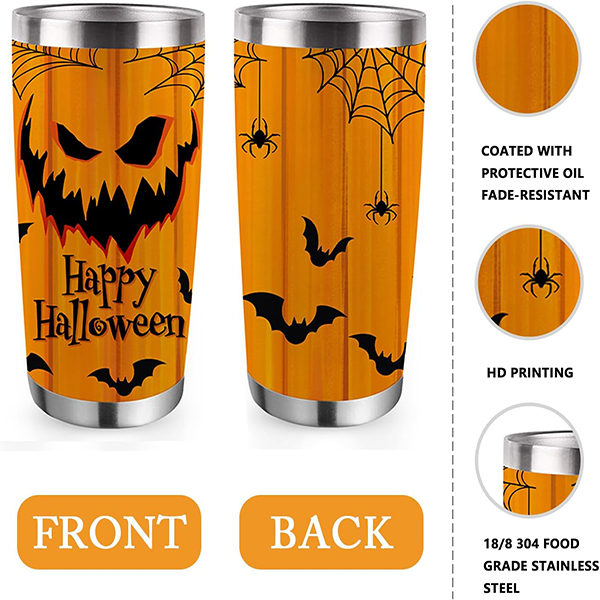 Pumpkin Halloween Tumbler Cup