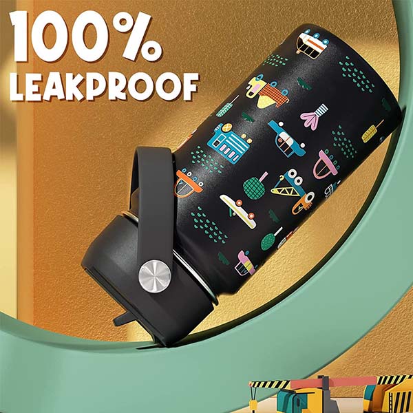 Double Wall Vacuum Stainless Steel Cartoon Kids Cup