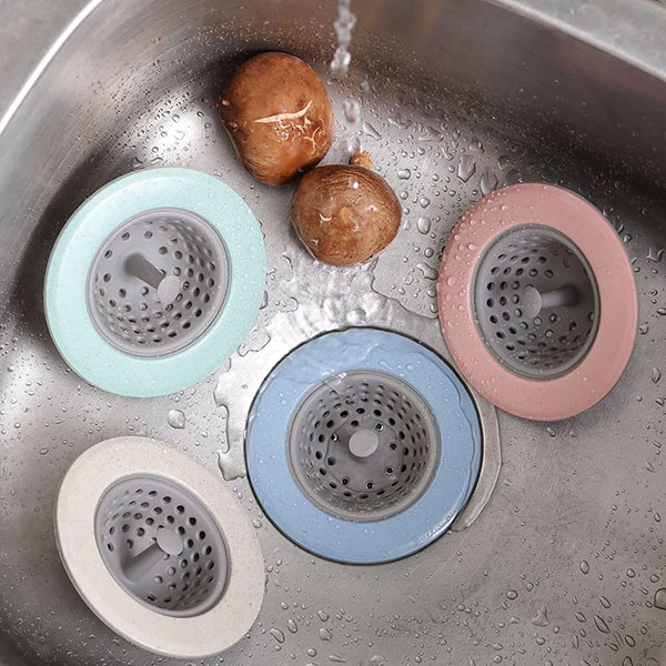 Plastic sink strainer