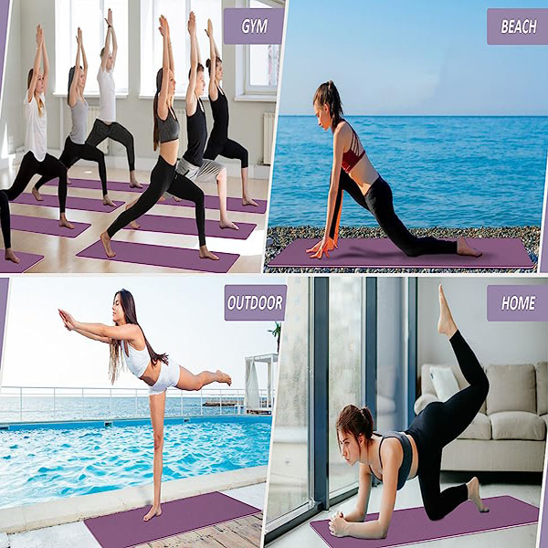 Basics 1/2-Inch Extra Thick Exercise Yoga Mat