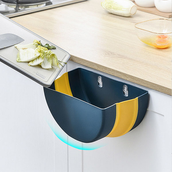 collapsible trash bin